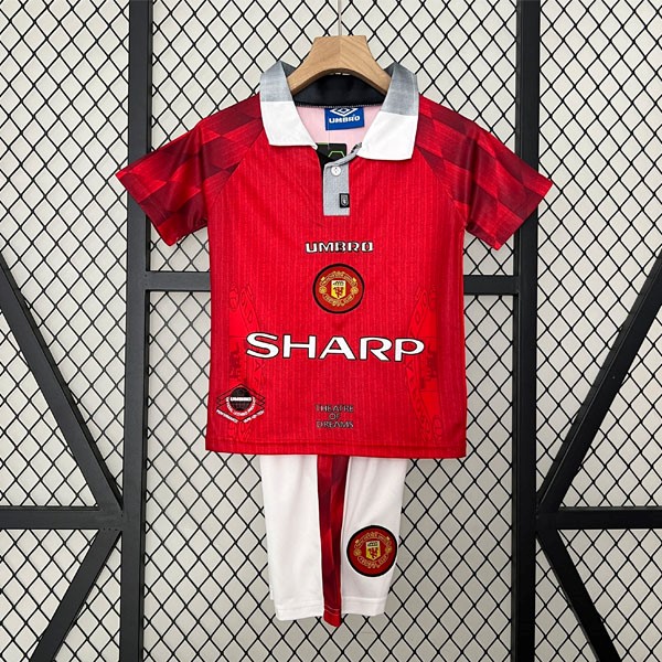 Camiseta Manchester United 1ª Niño Retro 1996 1997
